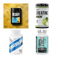 Wettkampfvorbereitung: ESN ISOCLEAR + MST Creatine + 2 weitere – alle enthaltenen Artikel