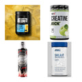 Wettkampfvorbereitung: ESN ISOCLEAR + MST Creatine + 2 weitere – alle enthaltenen Artikel