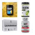Wettkampfvorbereitung: ESN ISOCLEAR + MST Creatine + 2 weitere – alle enthaltenen Artikel