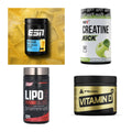 Wettkampfvorbereitung: ESN ISOCLEAR + MST Creatine + 2 weitere – alle enthaltenen Artikel
