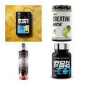 Wettkampfvorbereitung: ESN ISOCLEAR + MST Creatine + 2 weitere – alle enthaltenen Artikel