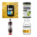Wettkampfvorbereitung: ESN ISOCLEAR + MST Creatine + 2 weitere – alle enthaltenen Artikel