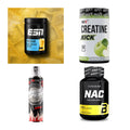 Wettkampfvorbereitung: ESN ISOCLEAR + MST Creatine + 2 weitere – alle enthaltenen Artikel