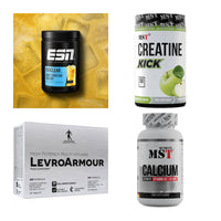 Wettkampfvorbereitung: ESN ISOCLEAR + MST Creatine + 2 weitere