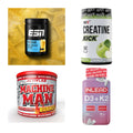 Wettkampfvorbereitung: ESN ISOCLEAR + MST Creatine + 2 weitere – alle enthaltenen Artikel