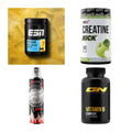 Wettkampfvorbereitung: ESN ISOCLEAR + MST Creatine + 2 weitere – alle enthaltenen Artikel