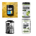 Wettkampfvorbereitung: ESN ISOCLEAR + MST Creatine + 2 weitere – alle enthaltenen Artikel