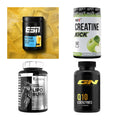 Wettkampfvorbereitung: ESN ISOCLEAR + MST Creatine + 2 weitere – alle enthaltenen Artikel