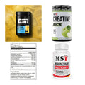 Wettkampfvorbereitung: ESN ISOCLEAR + MST Creatine + 2 weitere – alle enthaltenen Artikel