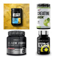 Wettkampfvorbereitung: ESN ISOCLEAR + MST Creatine + 2 weitere – alle enthaltenen Artikel
