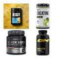 Wettkampfvorbereitung: ESN ISOCLEAR + MST Creatine + 2 weitere – alle enthaltenen Artikel