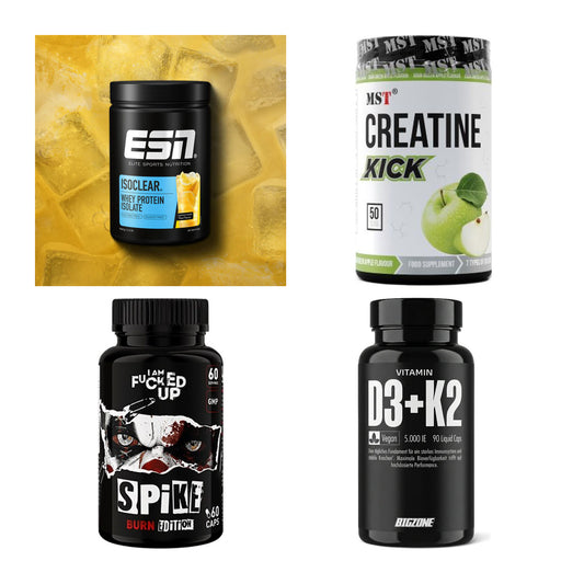 Wettkampfvorbereitung: ESN ISOCLEAR + MST Creatine + 2 weitere – alle enthaltenen Artikel