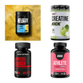 Wettkampfvorbereitung: ESN ISOCLEAR + MST Creatine + 2 weitere – alle enthaltenen Artikel