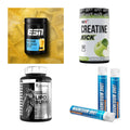 Wettkampfvorbereitung: ESN ISOCLEAR + MST Creatine + 2 weitere – alle enthaltenen Artikel