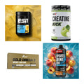 Wettkampfvorbereitung: ESN ISOCLEAR + MST Creatine + 2 weitere – alle enthaltenen Artikel