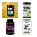 Wettkampfvorbereitung: ESN ISOCLEAR + MST Creatine + 2 weitere – alle enthaltenen Artikel