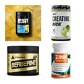 Wettkampfvorbereitung: ESN ISOCLEAR + MST Creatine + 2 weitere – alle enthaltenen Artikel