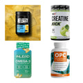 Wettkampfvorbereitung: ESN ISOCLEAR + MST Creatine + 2 weitere – alle enthaltenen Artikel