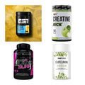 Wettkampfvorbereitung: ESN ISOCLEAR + MST Creatine + 2 weitere – alle enthaltenen Artikel