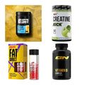 Wettkampfvorbereitung: ESN ISOCLEAR + MST Creatine + 2 weitere – alle enthaltenen Artikel