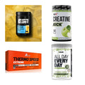 Wettkampfvorbereitung: ESN ISOCLEAR + MST Creatine + 2 weitere – alle enthaltenen Artikel