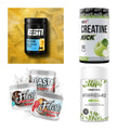 Wettkampfvorbereitung: ESN ISOCLEAR + MST Creatine + 2 weitere – alle enthaltenen Artikel