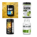 Wettkampfvorbereitung: ESN ISOCLEAR + MST Creatine + 2 weitere – alle enthaltenen Artikel
