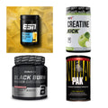 Wettkampfvorbereitung: ESN ISOCLEAR + MST Creatine + 2 weitere – alle enthaltenen Artikel
