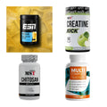 Wettkampfvorbereitung: ESN ISOCLEAR + MST Creatine + 2 weitere – alle enthaltenen Artikel