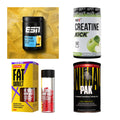 Wettkampfvorbereitung: ESN ISOCLEAR + MST Creatine + 2 weitere – alle enthaltenen Artikel