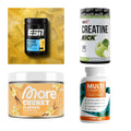 Wettkampfvorbereitung: ESN ISOCLEAR + MST Creatine + 2 weitere – alle enthaltenen Artikel
