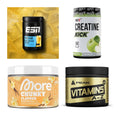 Wettkampfvorbereitung: ESN ISOCLEAR + MST Creatine + 2 weitere – alle enthaltenen Artikel