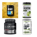 Wettkampfvorbereitung: ESN ISOCLEAR + MST Creatine + 2 weitere – alle enthaltenen Artikel