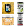 Wettkampfvorbereitung: ESN ISOCLEAR + MST Creatine + 2 weitere – alle enthaltenen Artikel