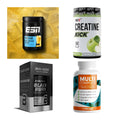 Wettkampfvorbereitung: ESN ISOCLEAR + MST Creatine + 2 weitere – alle enthaltenen Artikel