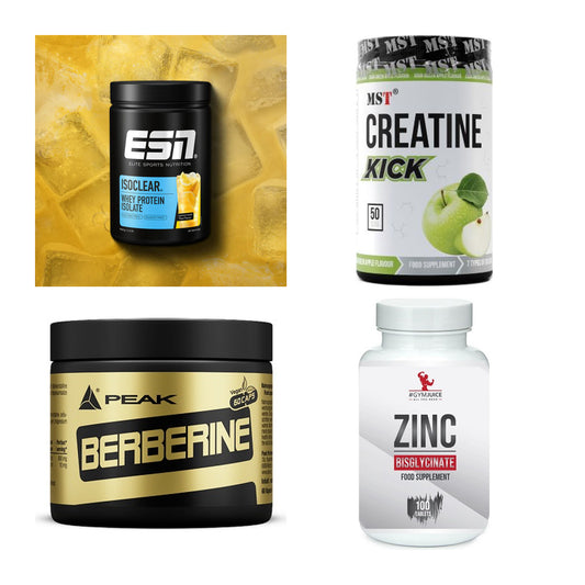 Wettkampfvorbereitung: ESN ISOCLEAR + MST Creatine + 2 weitere – alle enthaltenen Artikel