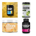 Wettkampfvorbereitung: ESN ISOCLEAR + MST Creatine + 2 weitere – alle enthaltenen Artikel