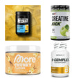 Wettkampfvorbereitung: ESN ISOCLEAR + MST Creatine + 2 weitere – alle enthaltenen Artikel