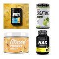 Wettkampfvorbereitung: ESN ISOCLEAR + MST Creatine + 2 weitere – alle enthaltenen Artikel
