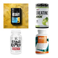 Wettkampfvorbereitung: ESN ISOCLEAR + MST Creatine + 2 weitere – alle enthaltenen Artikel