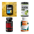 Wettkampfvorbereitung: ESN ISOCLEAR + MST Creatine + 2 weitere – alle enthaltenen Artikel
