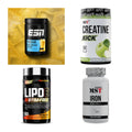 Wettkampfvorbereitung: ESN ISOCLEAR + MST Creatine + 2 weitere – alle enthaltenen Artikel