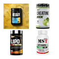 Wettkampfvorbereitung: ESN ISOCLEAR + MST Creatine + 2 weitere – alle enthaltenen Artikel