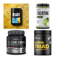 Wettkampfvorbereitung: ESN ISOCLEAR + MST Creatine + 2 weitere – alle enthaltenen Artikel