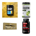 Wettkampfvorbereitung: ESN ISOCLEAR + MST Creatine + 2 weitere – alle enthaltenen Artikel