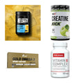 Wettkampfvorbereitung: ESN ISOCLEAR + MST Creatine + 2 weitere – alle enthaltenen Artikel