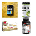 Wettkampfvorbereitung: ESN ISOCLEAR + MST Creatine + 2 weitere – alle enthaltenen Artikel
