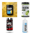 Wettkampfvorbereitung: ESN ISOCLEAR + MST Creatine + 2 weitere – alle enthaltenen Artikel
