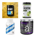 Wettkampfvorbereitung: ESN ISOCLEAR + MST Creatine + 2 weitere – alle enthaltenen Artikel