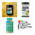 Wettkampfvorbereitung: ESN ISOCLEAR + MST Creatine + 2 weitere – alle enthaltenen Artikel